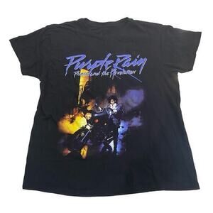 Purple Rain Prince and the Revolution Band Tshirt Size Medium‎